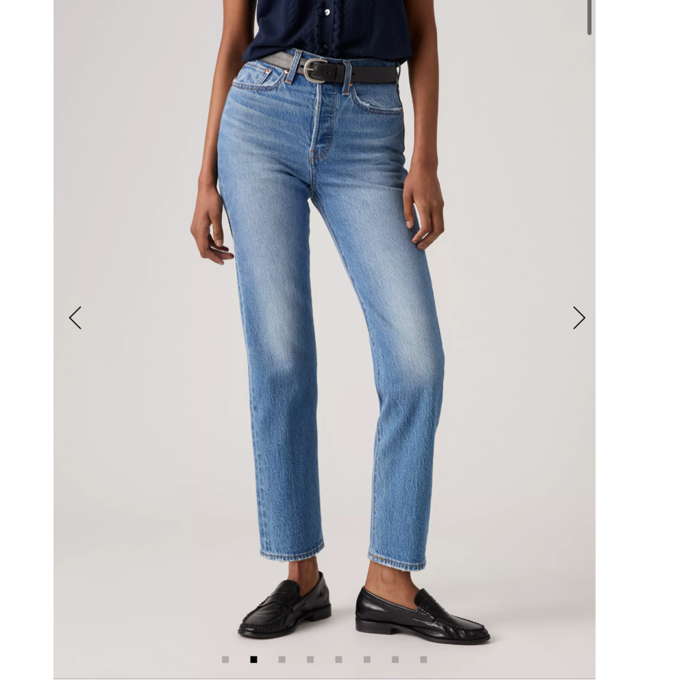 NWT Levi’s Wedgie Straight Ankle Women's Jeans 24x28 Medium Wash in Blue